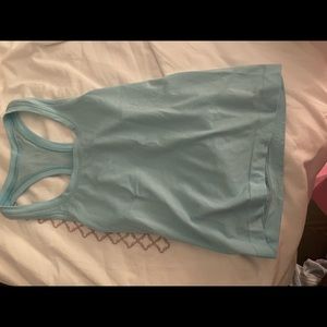 Blue Lululemon tank top